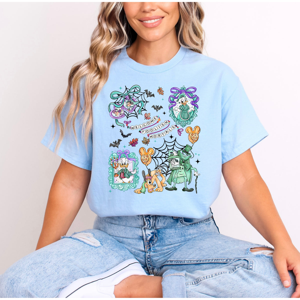 WELCOME FOOLISH MORTALS MAGICAL LOCKET T.SHIRT