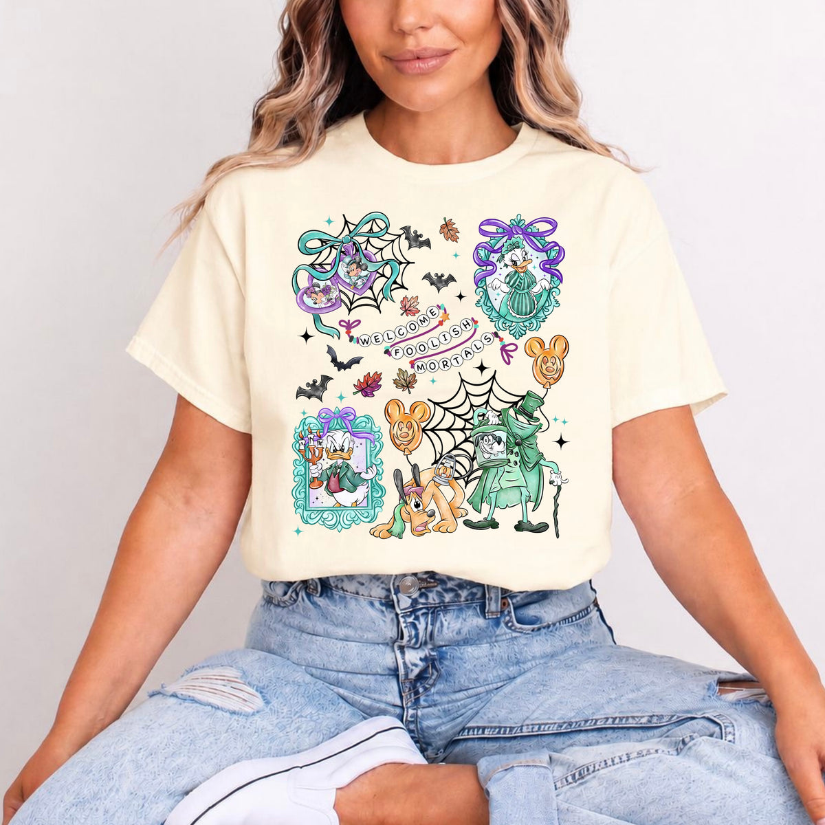 WELCOME FOOLISH MORTALS MAGICAL LOCKET T.SHIRT