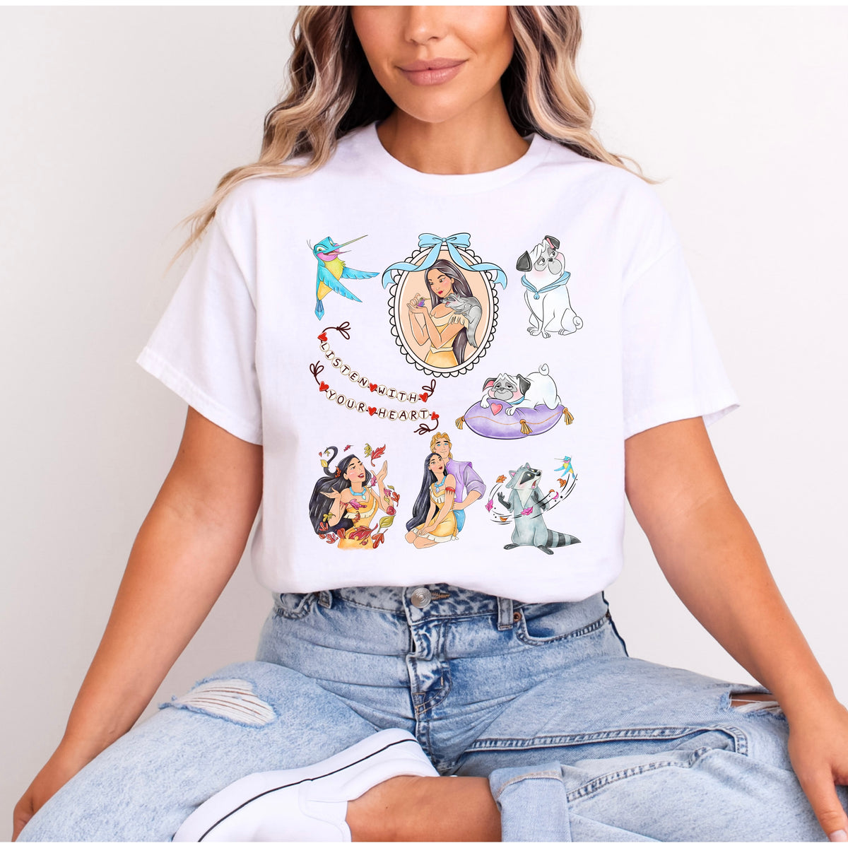 POCAHONTAS MAGICAL LOCKET T.SHIRT