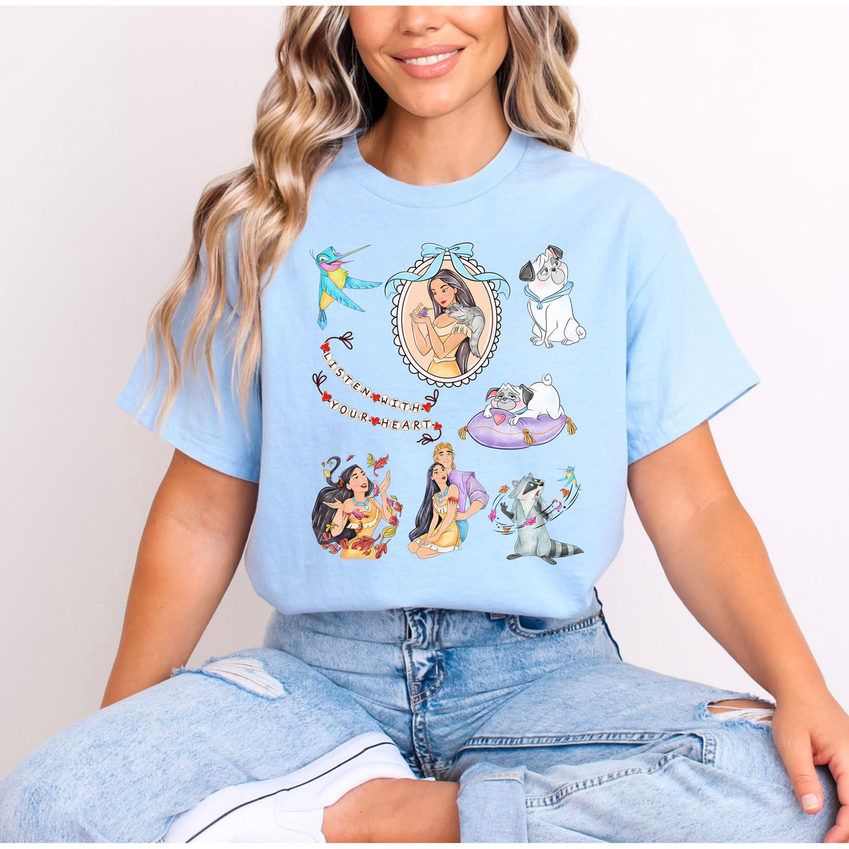 POCAHONTAS MAGICAL LOCKET T.SHIRT