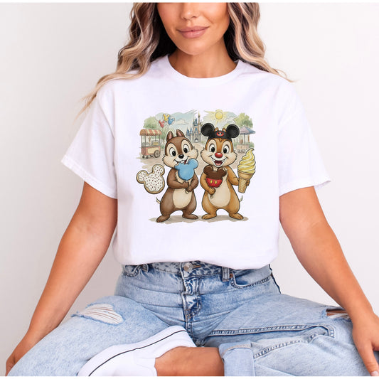 CHIP & DALE SNACKS T.SHIRT Design No. 62
