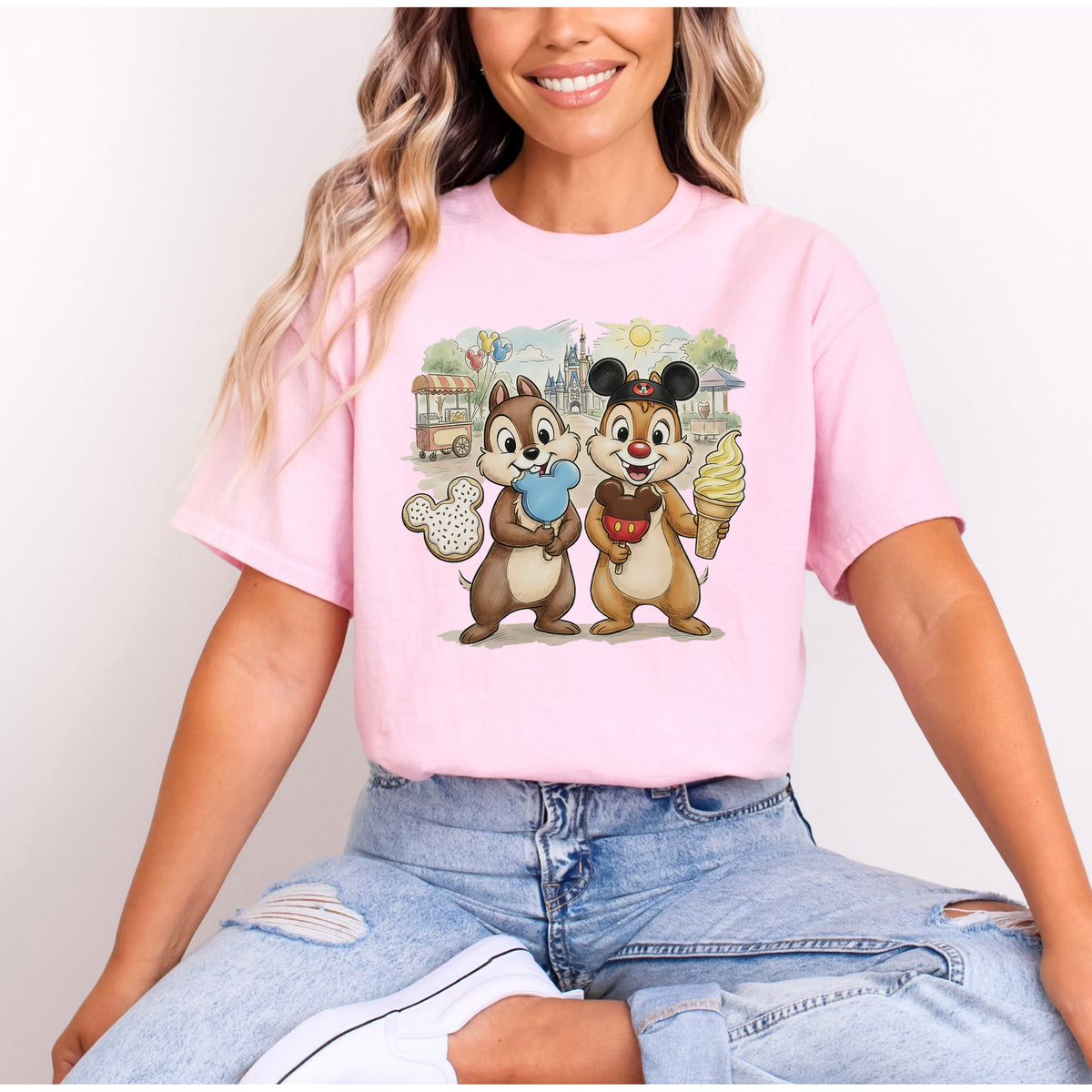 CHIP & DALE SNACKS T.SHIRT Design No. 62
