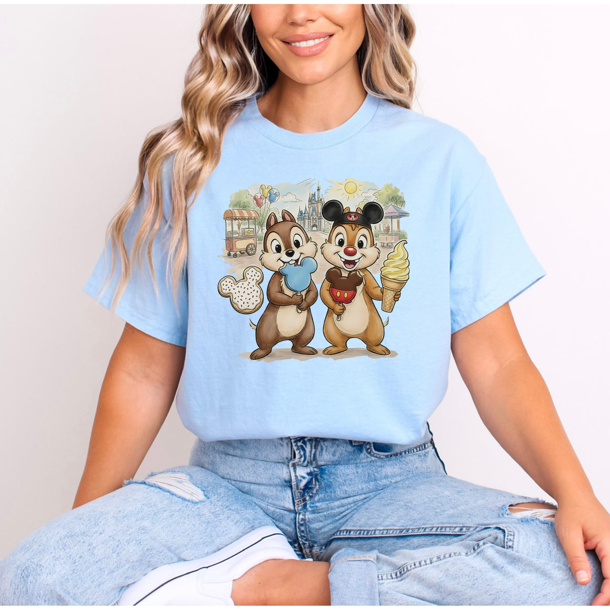 CHIP & DALE SNACKS T.SHIRT Design No. 62
