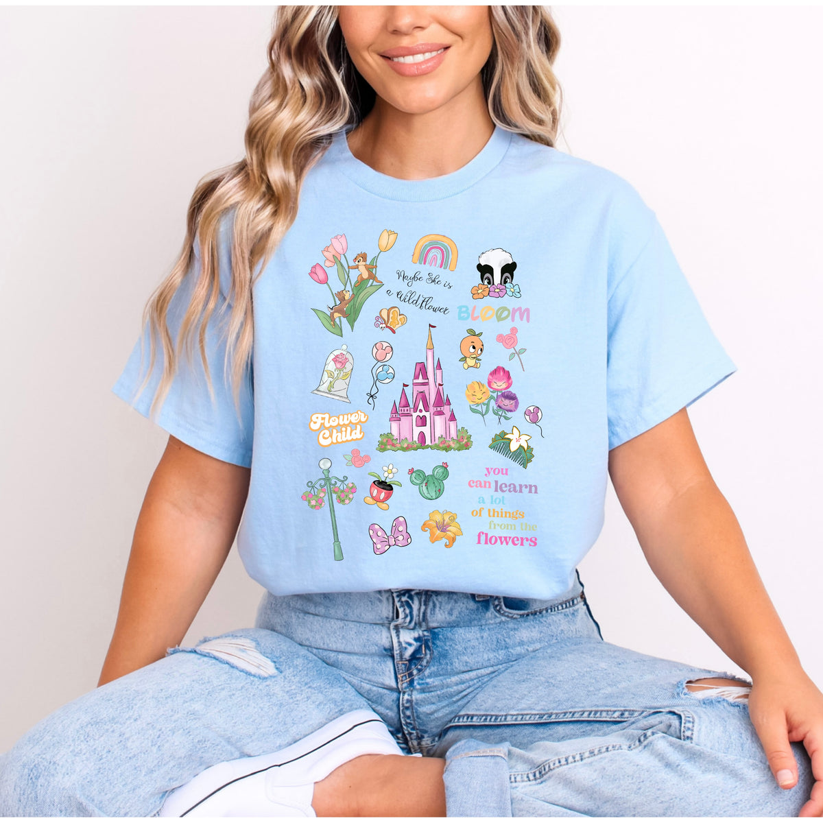 CHIP & DALE EPCOT FLOWER AND GARDEN FESTIVAL T.SHIRT Design No. 66
