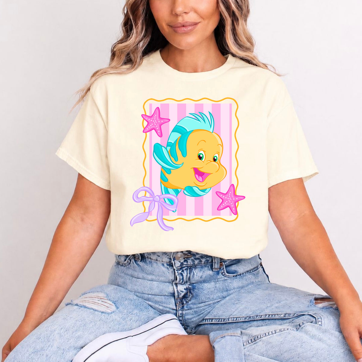 FLOUNDER SEASIDE CUTIES T.SHIRT