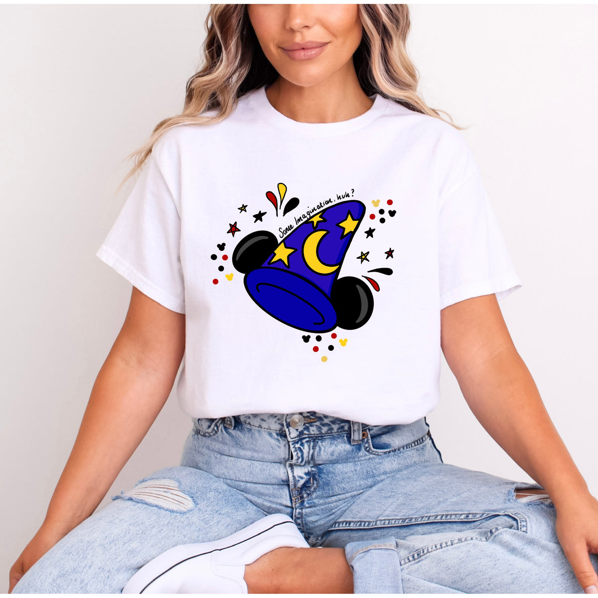 BLUE SORCERER MICKEY FANTASMIC T.SHIRT Design No. 2