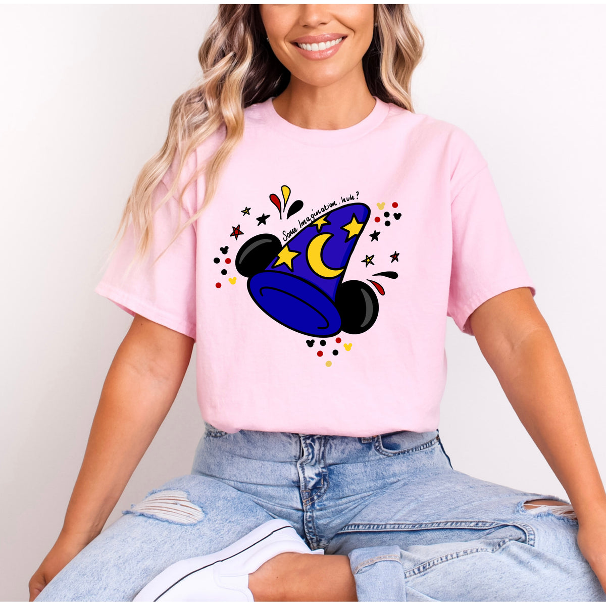 BLUE SORCERER MICKEY FANTASMIC T.SHIRT Design No. 2