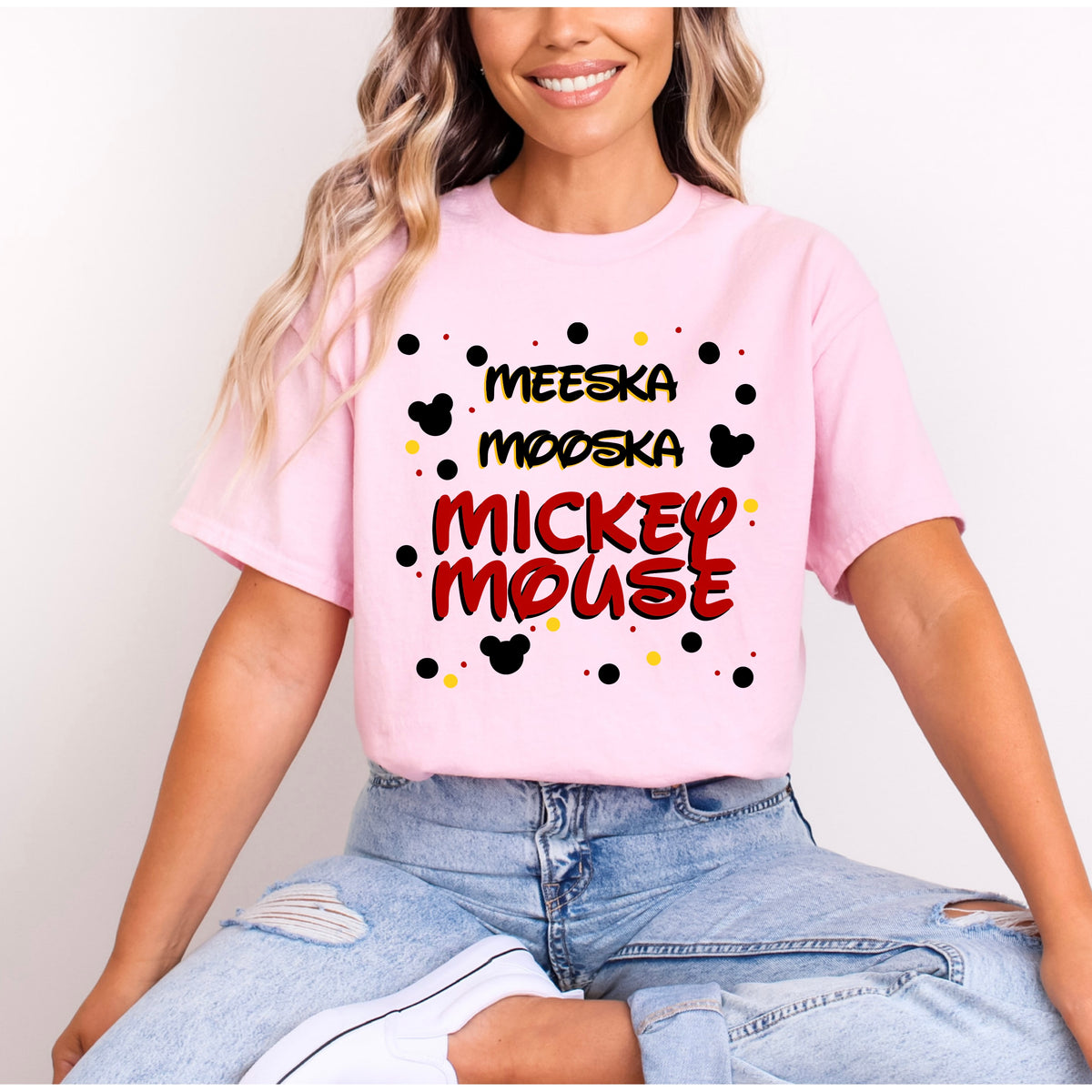 MICKEY MOUSE MEESKA MOOSKA T.SHIRT Design No. 10