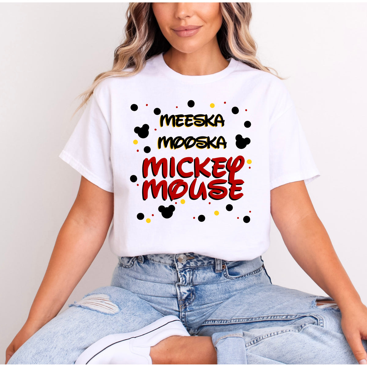 MICKEY MOUSE MEESKA MOOSKA T.SHIRT Design No. 10