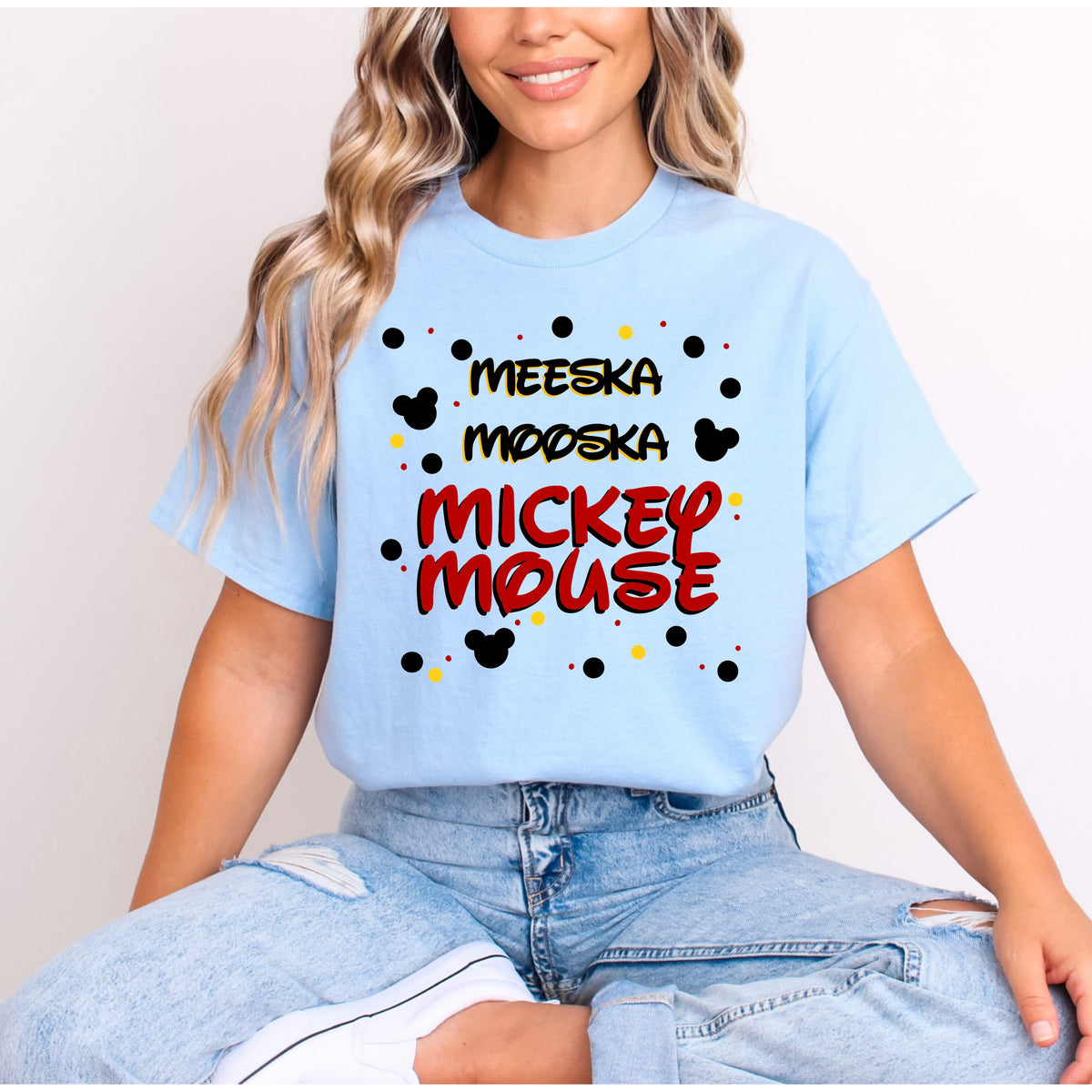 MICKEY MOUSE MEESKA MOOSKA T.SHIRT Design No. 10