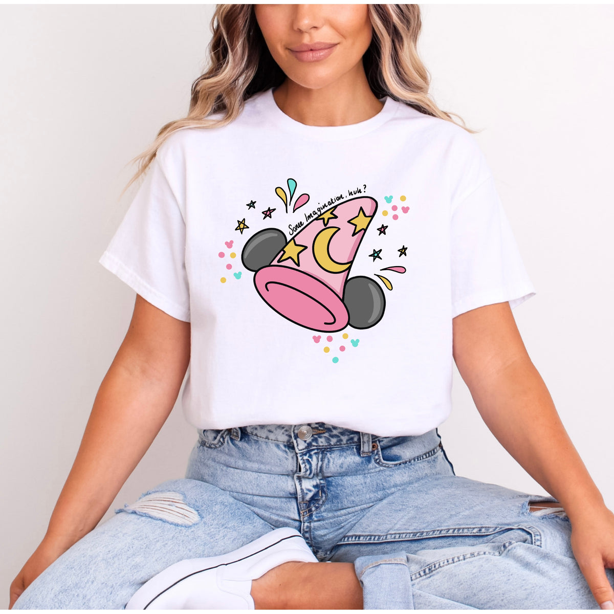 PINK SORCERER MICKEY FANTASMIC T.SHIRT Design No. 31
