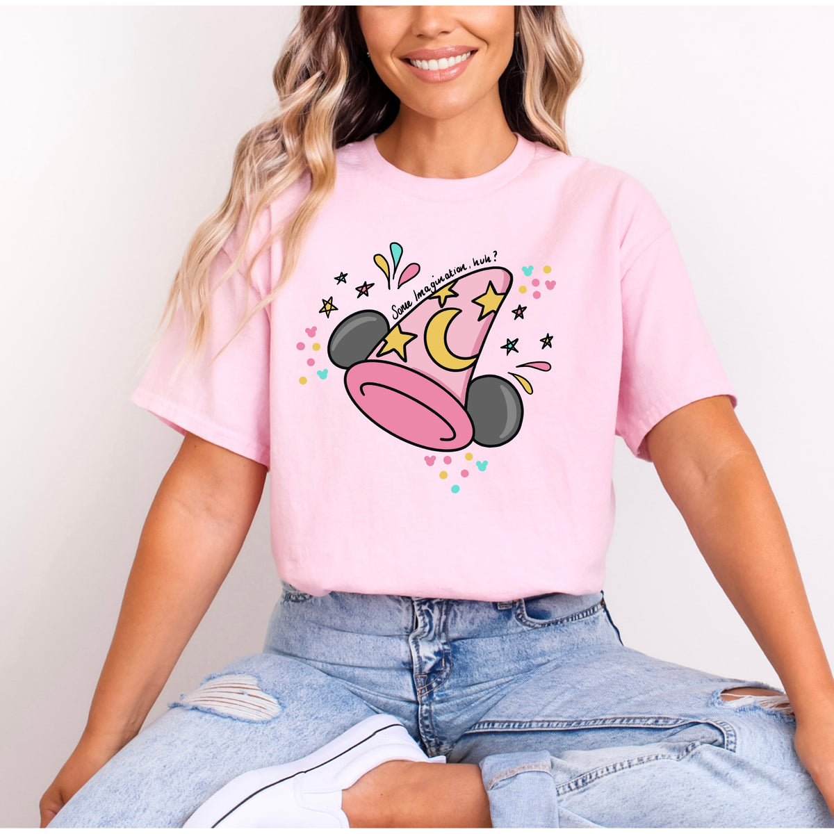 PINK SORCERER MICKEY FANTASMIC T.SHIRT Design No. 31
