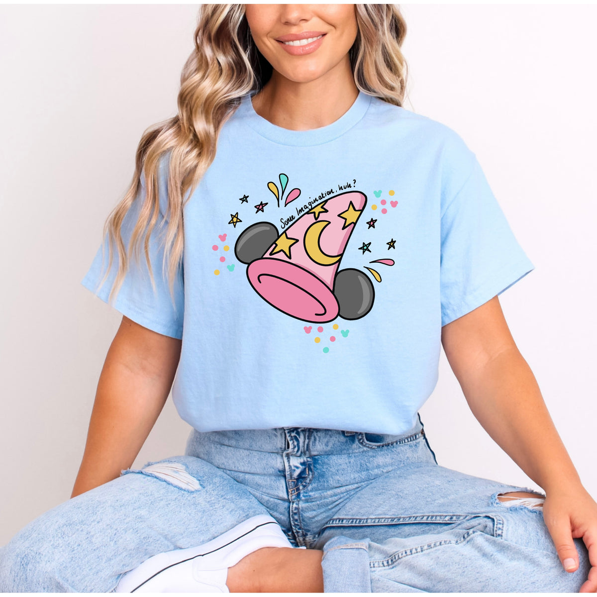 PINK SORCERER MICKEY FANTASMIC T.SHIRT Design No. 31