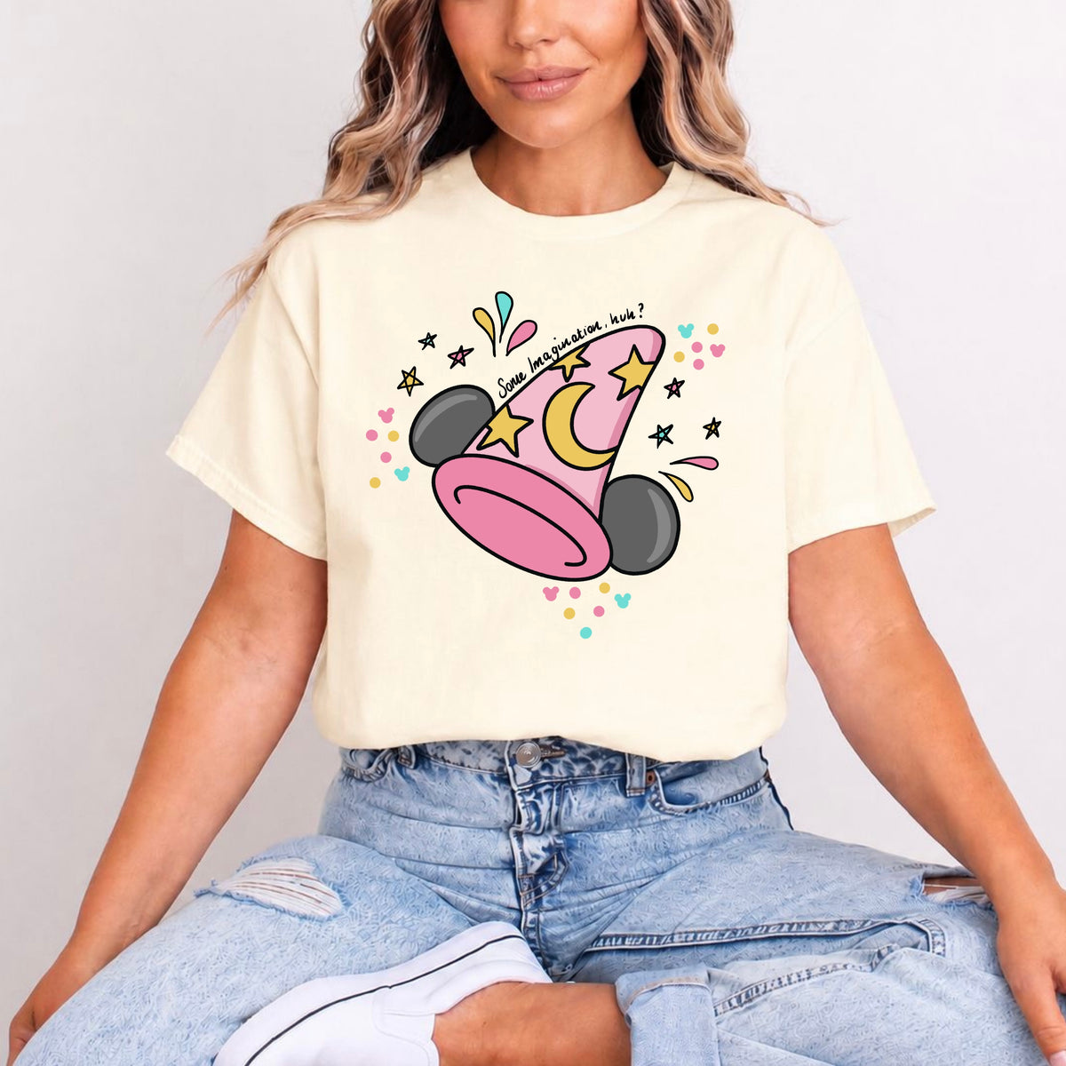 PINK SORCERER MICKEY FANTASMIC T.SHIRT Design No. 31