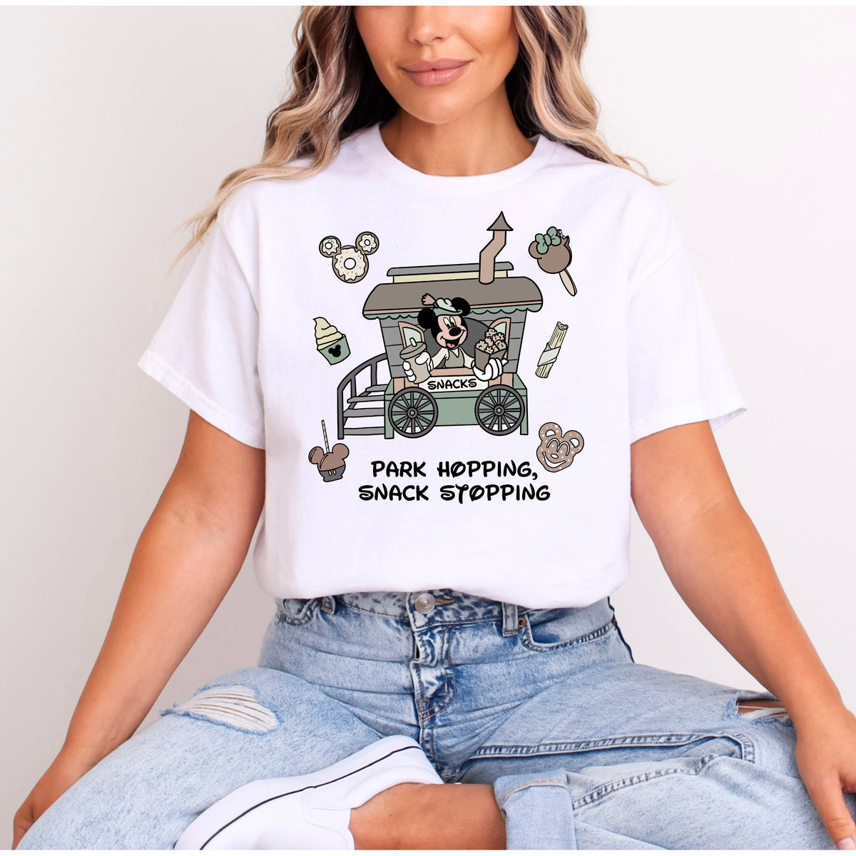 MICKEY MOUSE PARK HOPPING SNACKS T.SHIRT Design No. 55