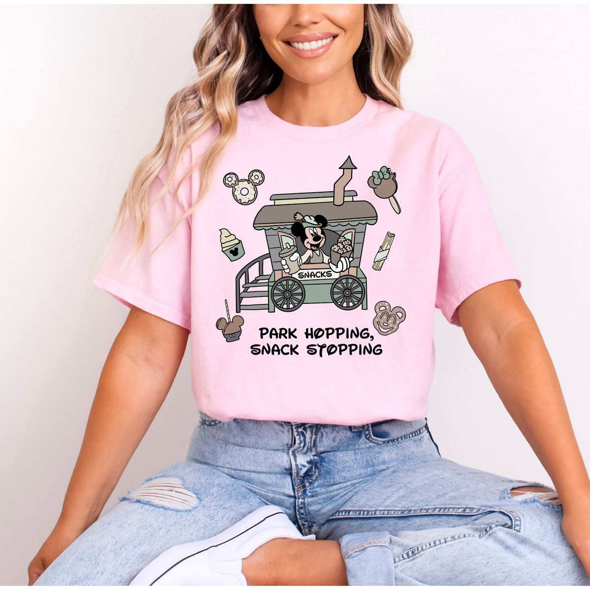 MICKEY MOUSE PARK HOPPING SNACKS T.SHIRT Design No. 55