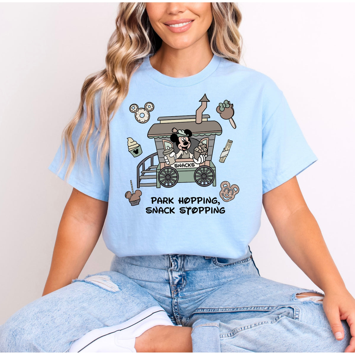 MICKEY MOUSE PARK HOPPING SNACKS T.SHIRT Design No. 55