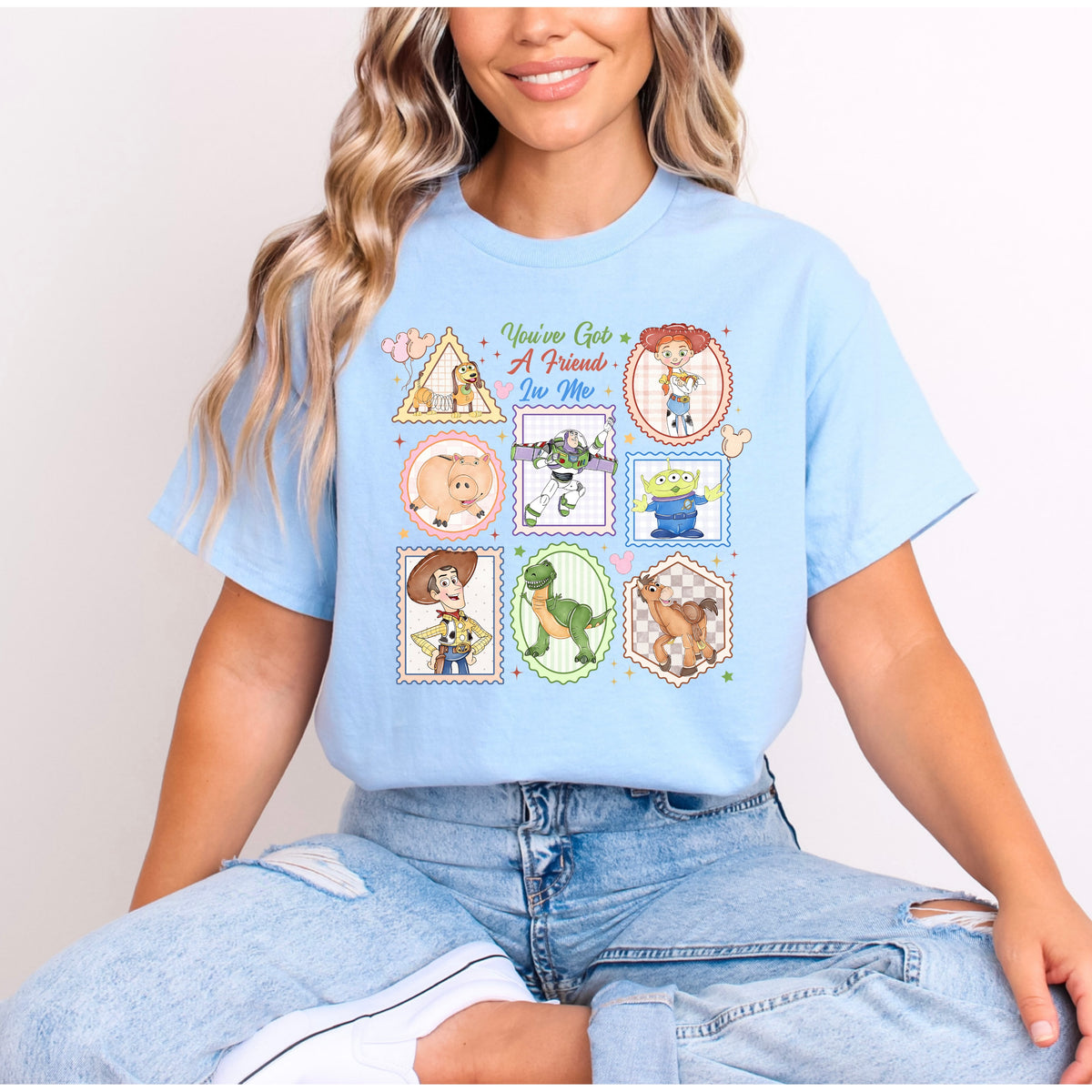 TOY STORY PRETTY STAMPS T.SHIRT Design No. 105