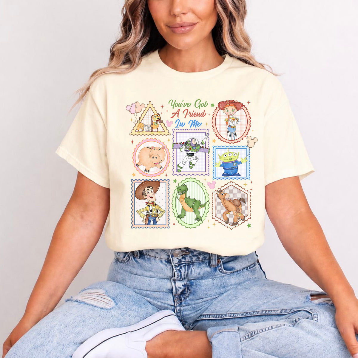 TOY STORY PRETTY STAMPS T.SHIRT Design No. 105