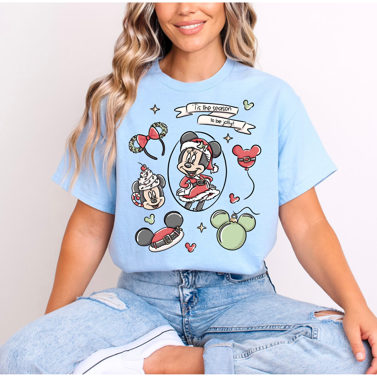 MINNIE TIS THE SEASON TO BE JOLLY T.SHIRT