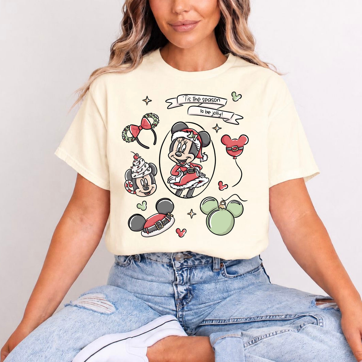 MINNIE TIS THE SEASON TO BE JOLLY T.SHIRT