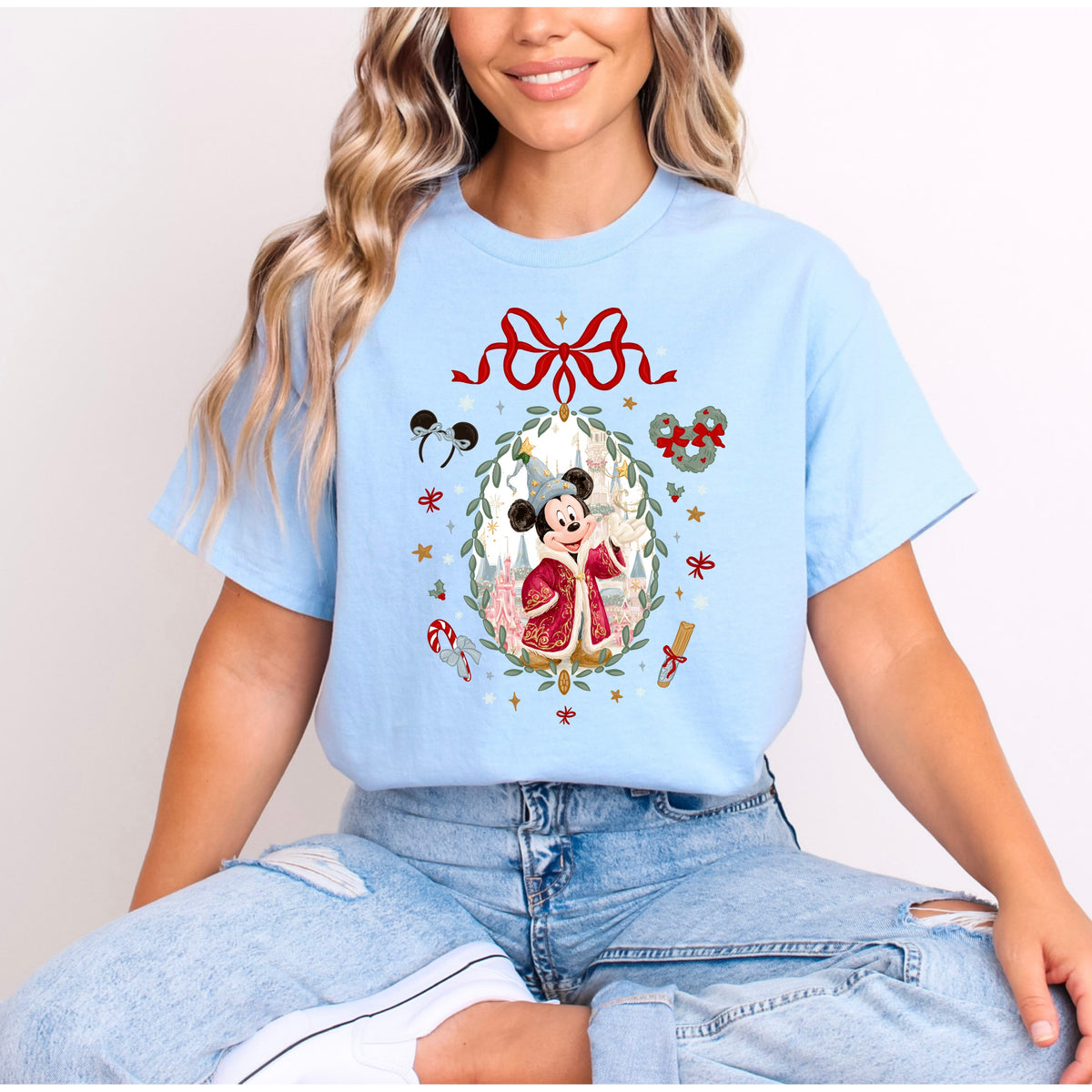 SORCERER MICKEY TRADITIONAL BOW T.SHIRT