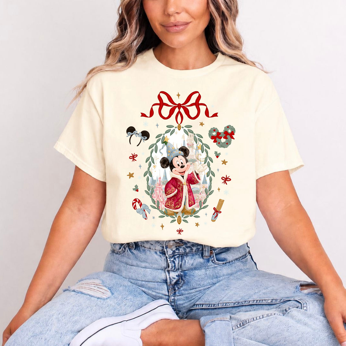 SORCERER MICKEY TRADITIONAL BOW T.SHIRT