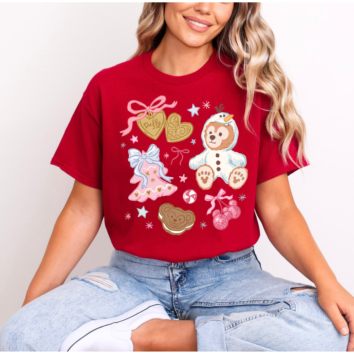 DUFFY/OLAF CHRISTMAS CROSSOVER T.SHIRT Design No.69