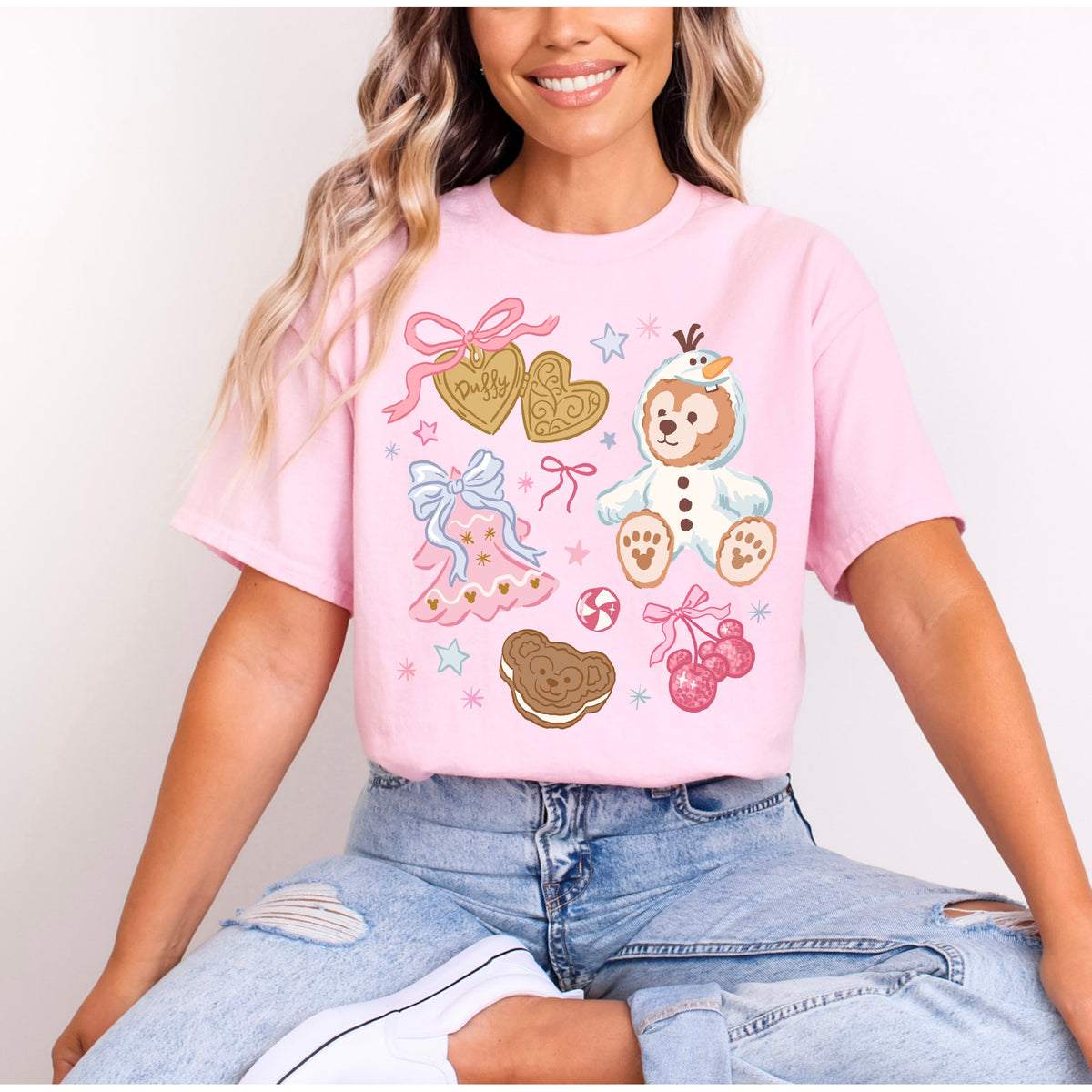 DUFFY/OLAF CHRISTMAS CROSSOVER T.SHIRT Design No.69