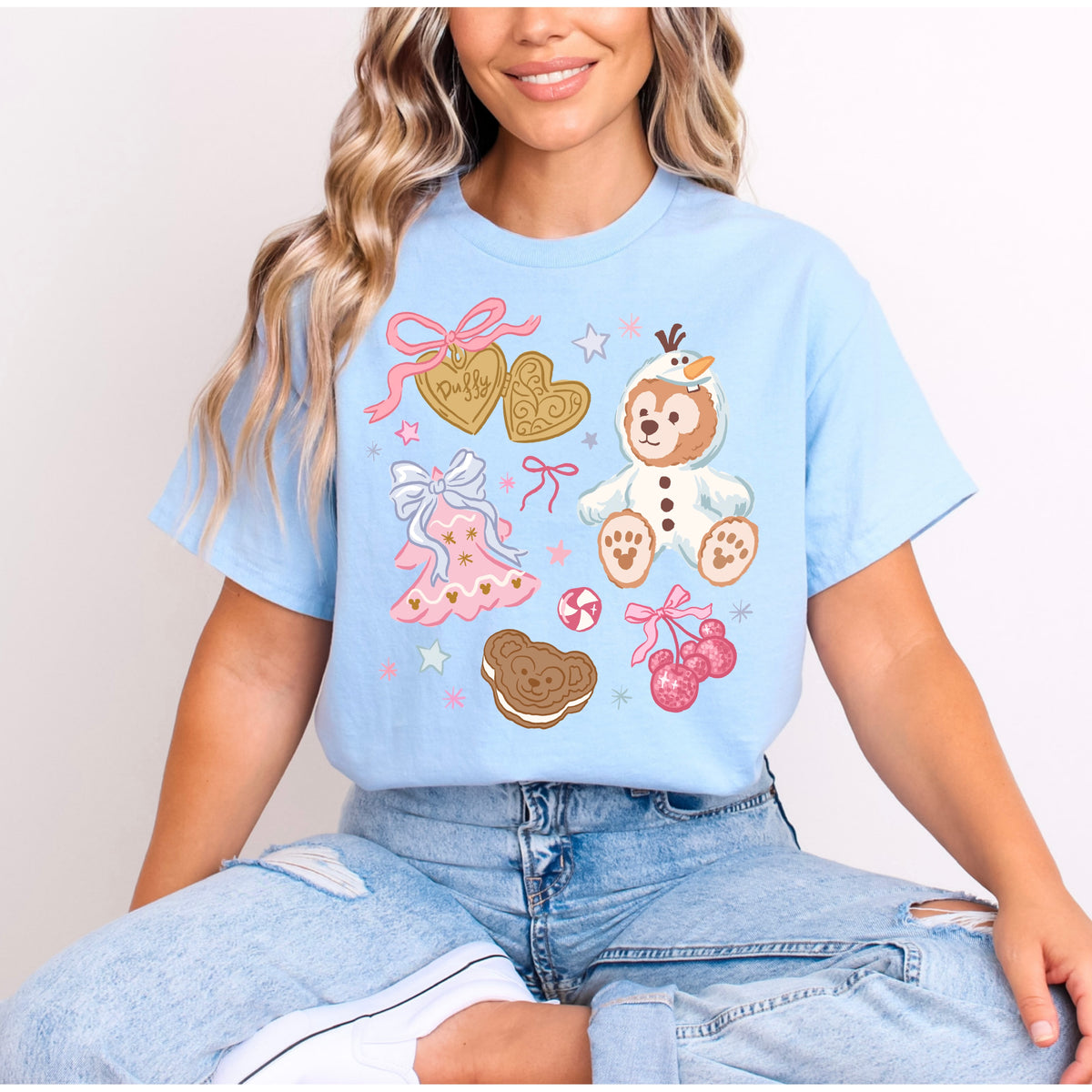 DUFFY/OLAF CHRISTMAS CROSSOVER T.SHIRT Design No.69