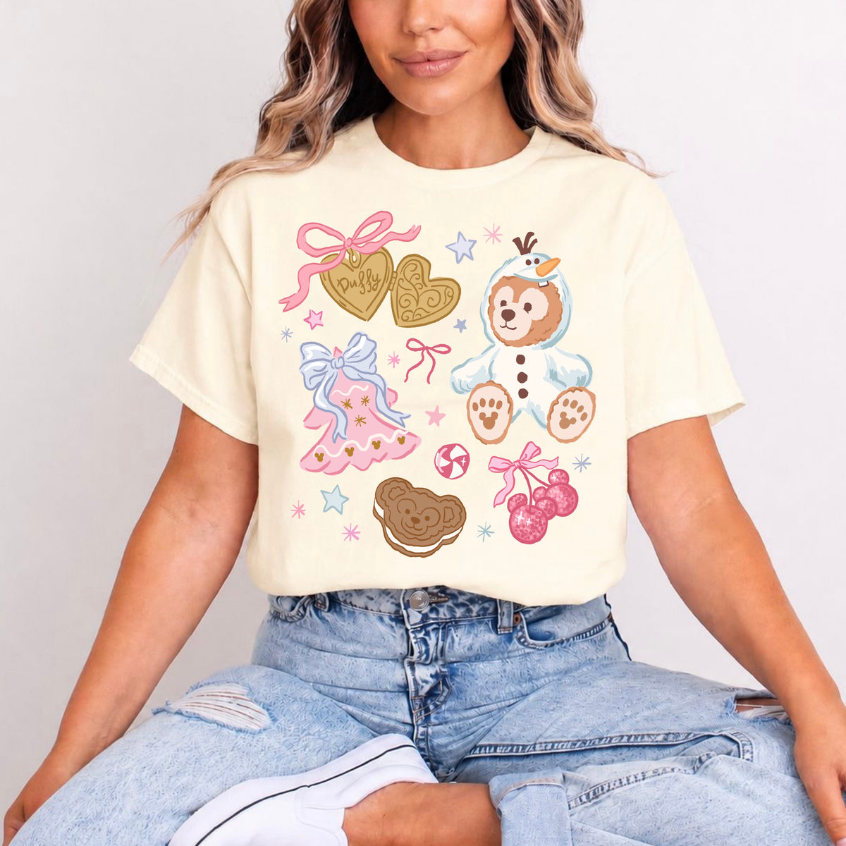 DUFFY/OLAF CHRISTMAS CROSSOVER T.SHIRT Design No.69
