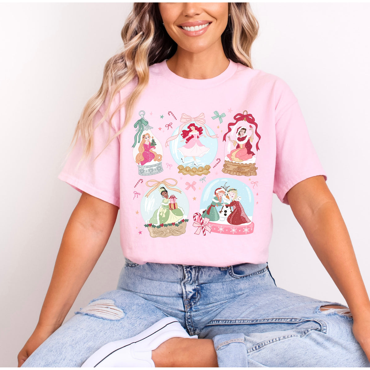 PRINCESS CHRISTMAS BAUBLES T.SHIRT
