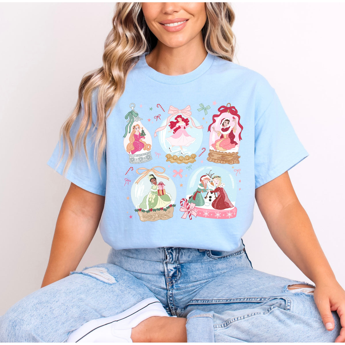 PRINCESS CHRISTMAS BAUBLES T.SHIRT