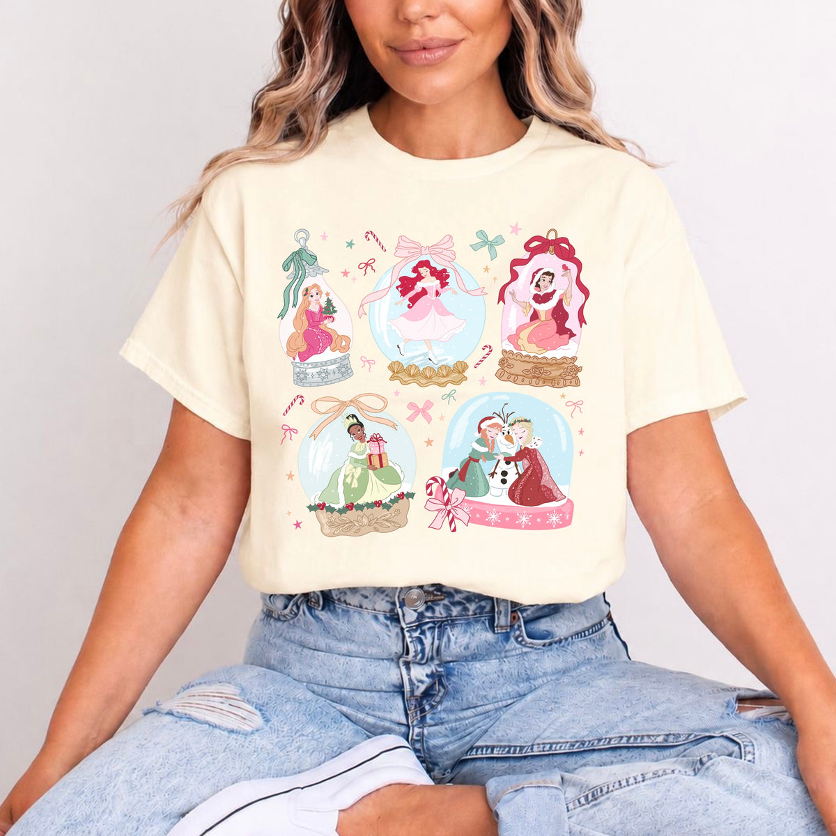 PRINCESS CHRISTMAS BAUBLES T.SHIRT