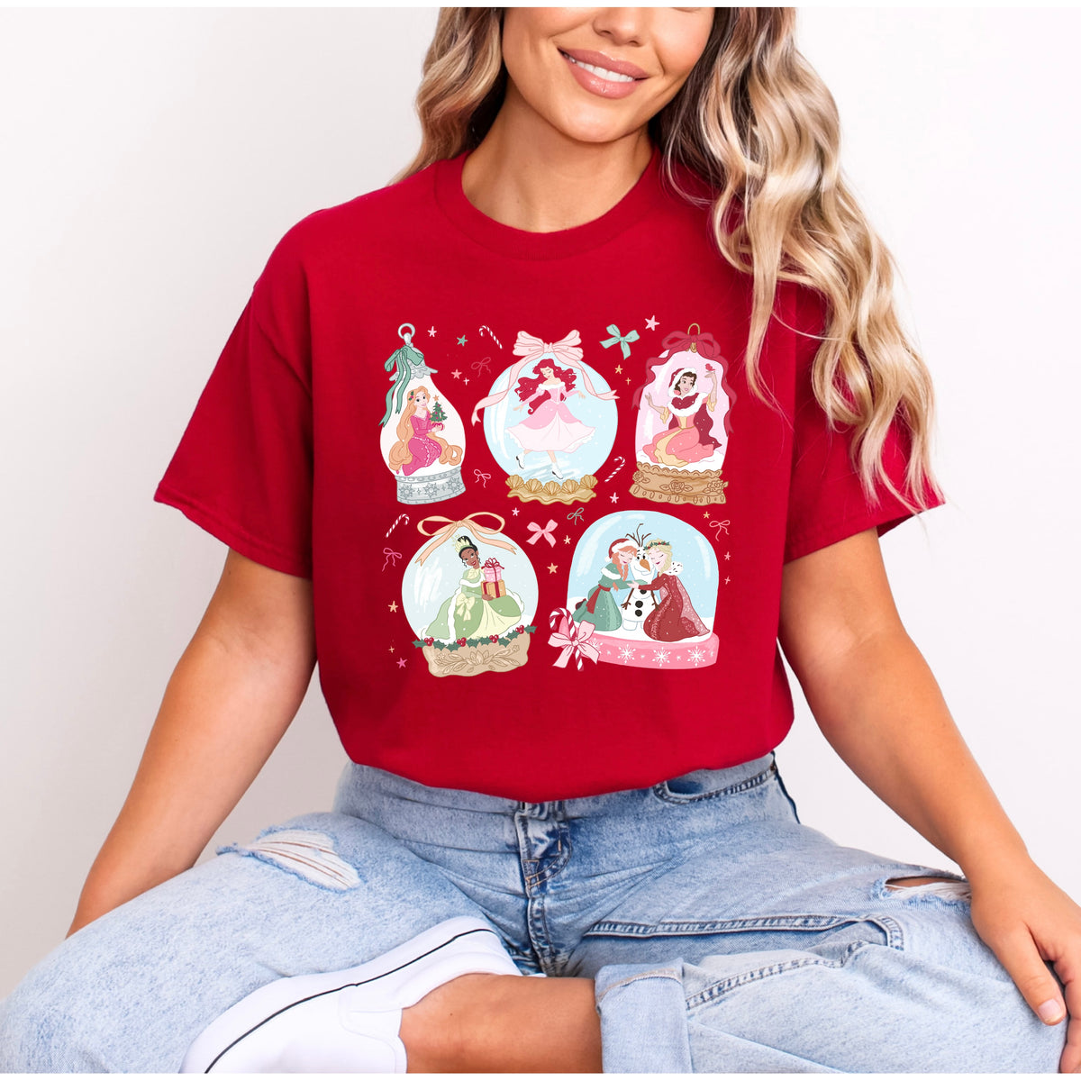 PRINCESS CHRISTMAS BAUBLES T.SHIRT