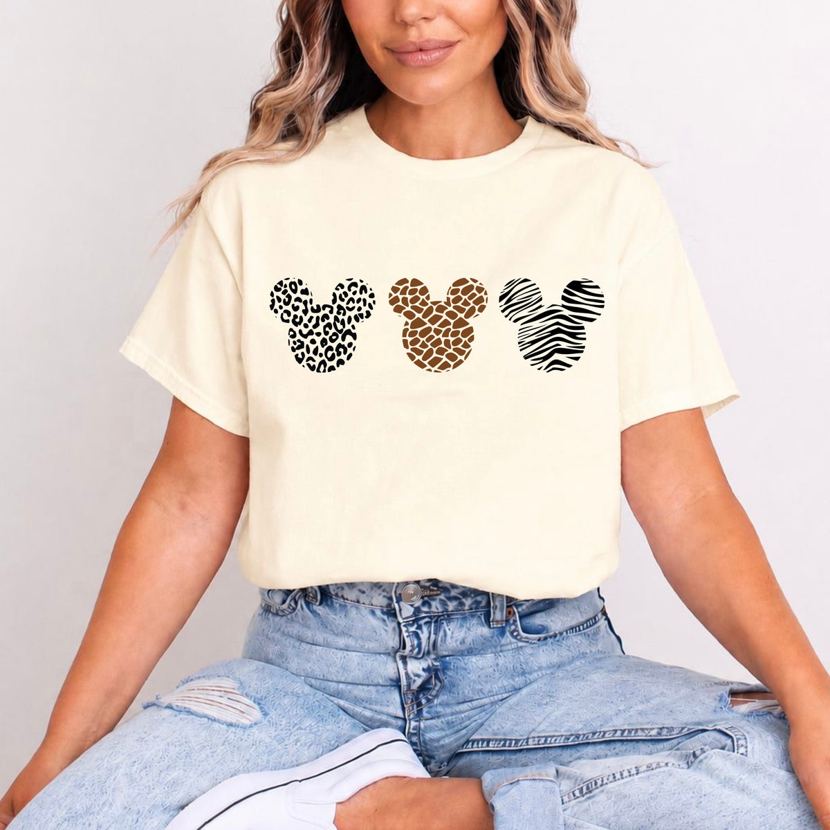 MICKEY ANIMAL KINGDOM HEADS T.SHIRT