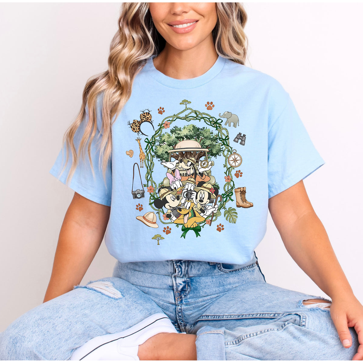 ANIMAL KINGDOM SAFARI MICKEY AND PALS T.SHIRT Design No. 121