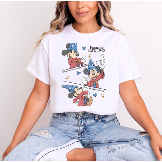SORCERER MICKEY SHOOT FOR THE STARS T.SHIRT
