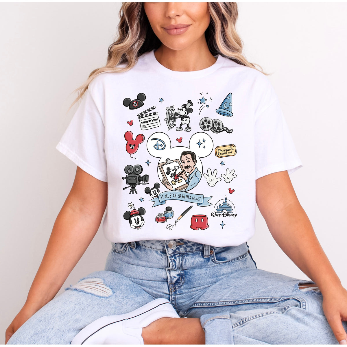 WALT CLASSICS DISNEY WORLD T.SHIRT Design No. 77