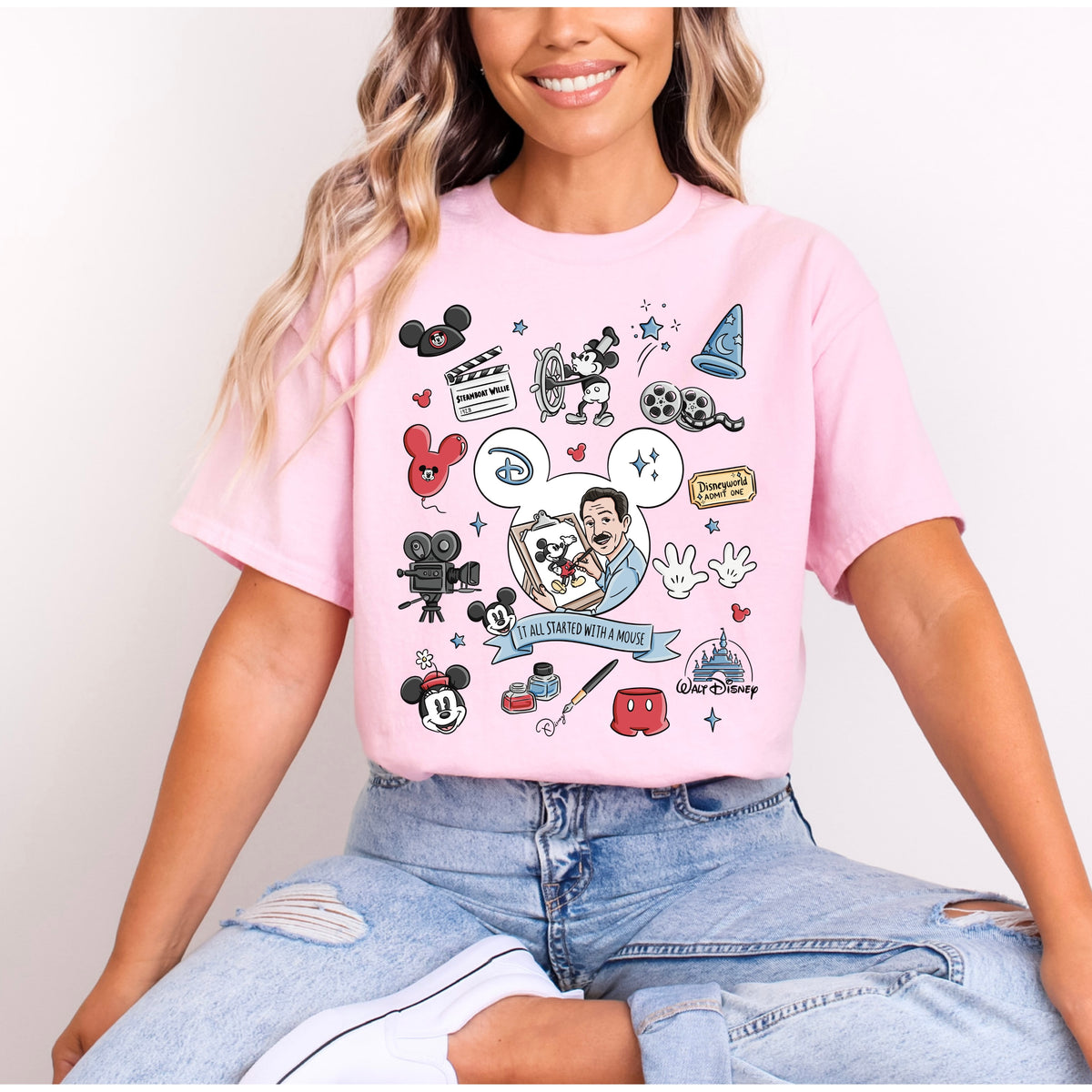 WALT CLASSICS DISNEY WORLD T.SHIRT Design No. 77