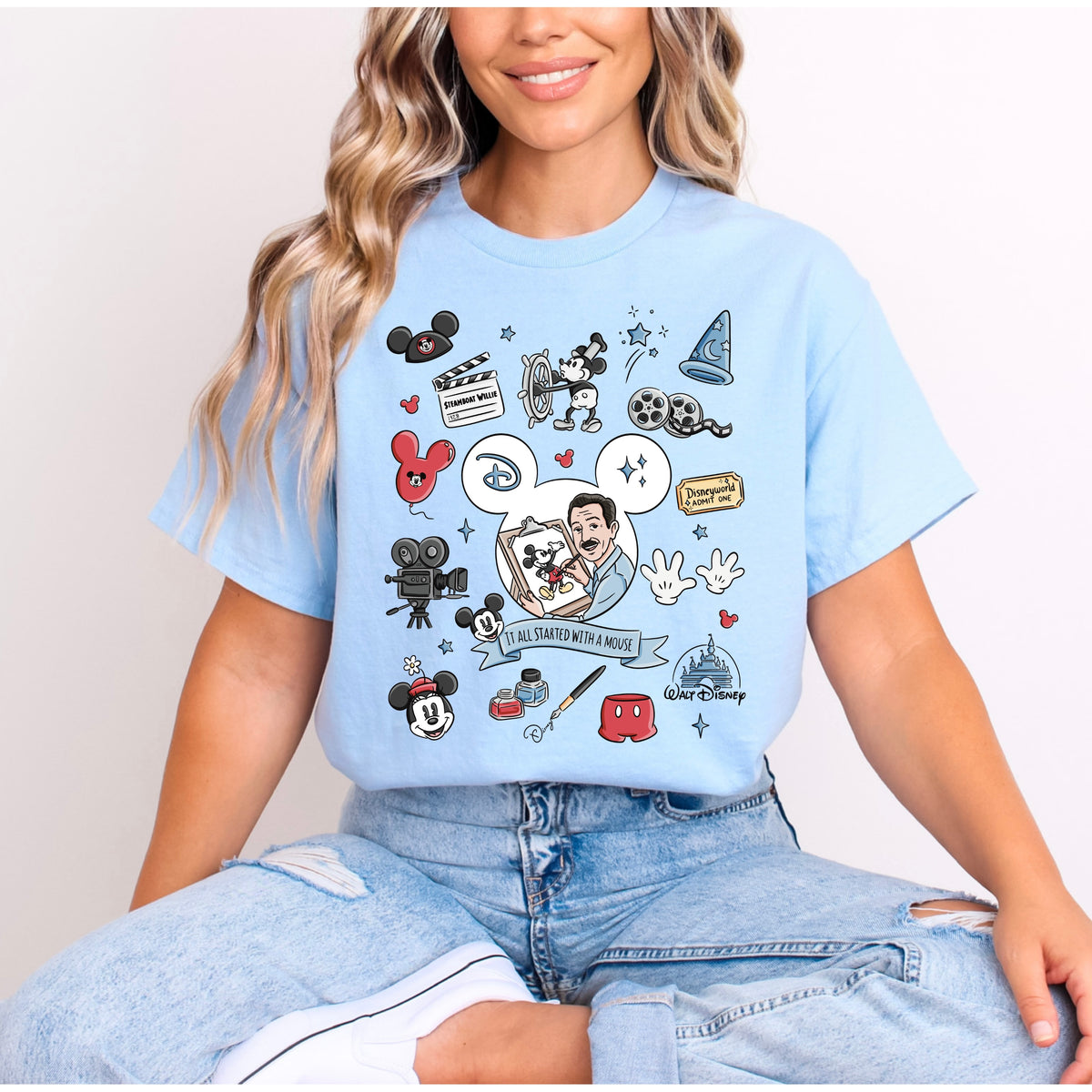 WALT CLASSICS DISNEY WORLD T.SHIRT Design No. 77