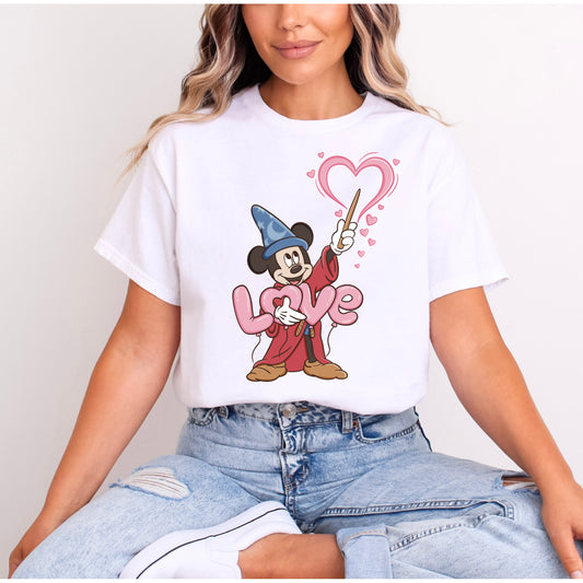 SORCERER MICKEY LOVE T.SHIRT