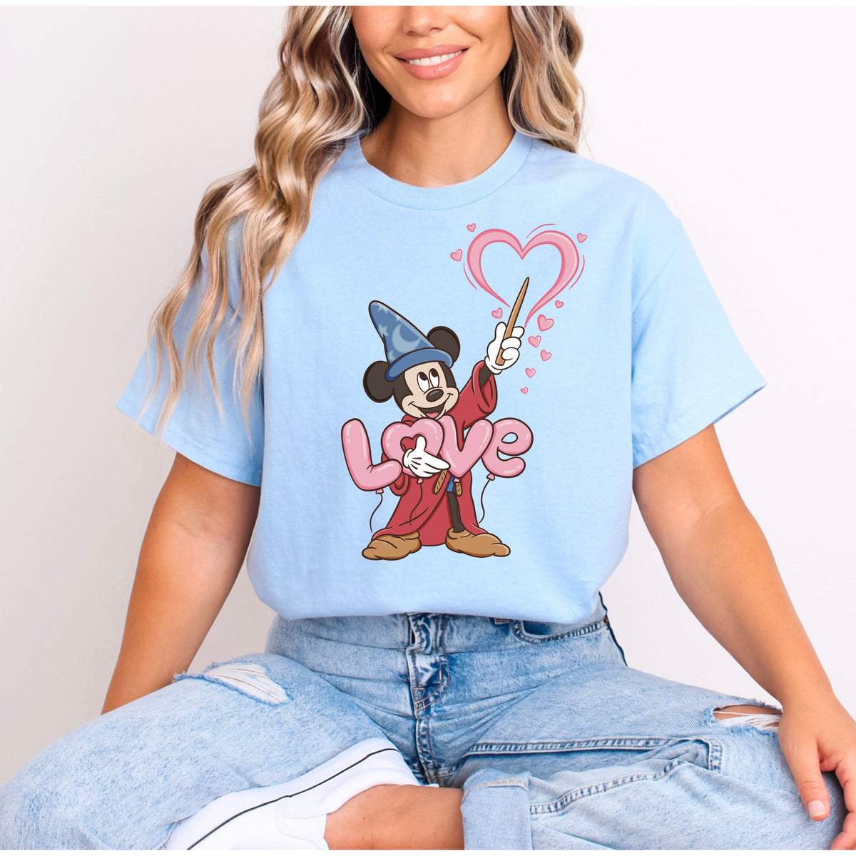 SORCERER MICKEY LOVE T.SHIRT