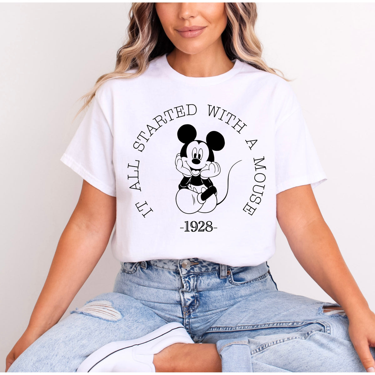 IT ALL STARTED WITH A MOUSE T.SHIRT