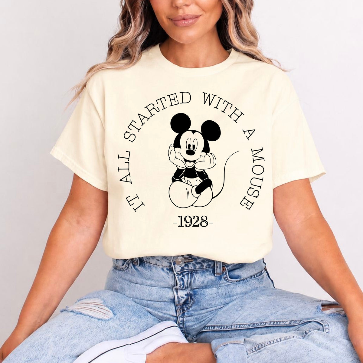 IT ALL STARTED WITH A MOUSE T.SHIRT