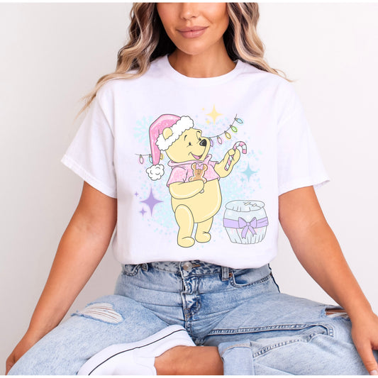 WINNIE CANDY CANE CHRISTMAS T.SHIRT Design No. 22