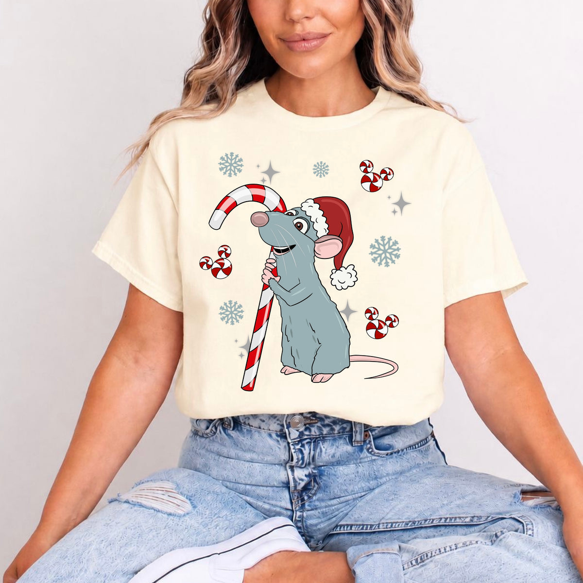 REMY CANDY CANE CHRISTMAS T.SHIRT Design No. 9
