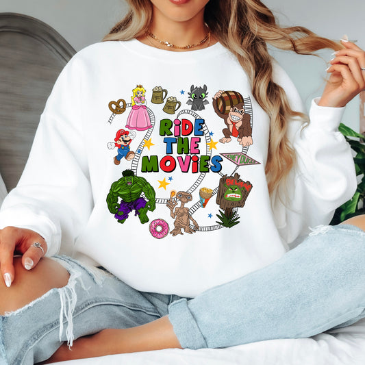 UNIVERSAL/EPIC RIDE THE MOVIES SWEATSHIRT