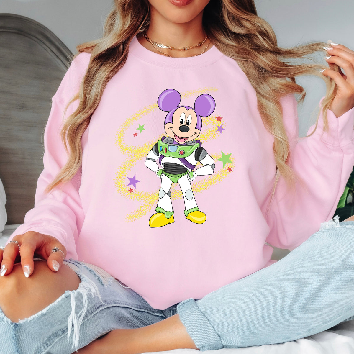 BUZZ TOY STORY MICKEY CROSSOVER SWEATSHIRT
