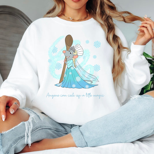 REMY AND ELSA CROSSOVER SWEATSHIRT